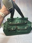 Green 15  Fishing Creel With 3 Compartments   44  Adjustable Handle
