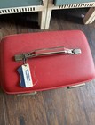 Vintage American Tourister Red Train Case Vanity Cosmetic Makeup Luggage Bag