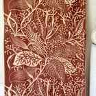 12 Yards  24 Yards Available    Unused Fabric 1920 s 1940 s French Large Scale 