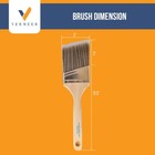 2-pack - 3  Angle Brushes For All Latex And Oil Paints   Stains