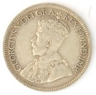 1917 C Newfoundland 10 Cent  925 Silver Coin George V Km  14