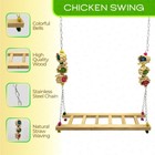 6 Pack Chicken Toys     With Xylophone  Chicken Swing  Vegetable Feeder  Sign  Toy