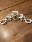 8 Ceramic porcelain Hawaiian Pineapple  Napkin  Ring Holders  hospitality Sign 