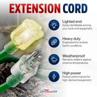 13 Amp Outdoor Extension Cord 25 Ft  16 3 Sjtw 3 Prong Power Cable  Ul Certified