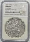 1589 Netherlands Lion Dollar Ngc Genuine America s First Silver Dollar Coinage