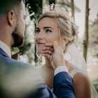 Gold Tiara Crystal Crowns Rhinestone Crown Bride Bridal Wedding Birthday Party F