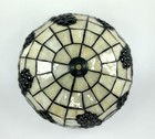 Tiffany Style Stained Glass Lamp Shade     Vintage Replacement