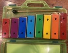 Xylophone Glockenspiel 8 Notes Chromatic Resonator Bells With Green Case