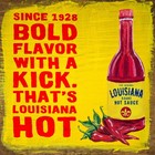 Louisiana Hot Sauce  12oz Bottle  Classic Spicy Aged Pepper Sauce For Wings  Tac