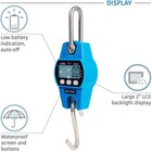 Digital Hanging Scale 660lb 300kg Heavy Duty Fish Luggage Crane Scale