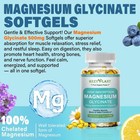 Magnesium Glycinate 500mg Softgels 60 Count Non-gmo Hzzyplant