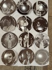 Set Of 12 Elvis Plates 10 Inch Melamine Plastic Vintage Collection Vg   Cond