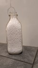 Vintage Detroit Creamery Co  Embossed Milk Bottle - One Quart   free Shipping  