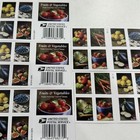 Fruits  veggie First-class Stamps A Total Of 100 Stamps Very Collectable