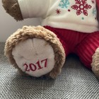 2017 Dan Dee Plush Stuffed Animal Brown Snowflake Teddy Bear W  Scarf   Hat Nwt