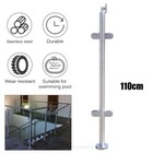 New 110cm Balustrade Post Balcony Handrail Glass Posts Guardrail Stainless