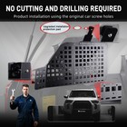 Rear Window Molle Panel Modular Storage Panel For Toyota 4runner 2010-2024