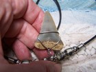 Mako Shark Tooth 1 3 8  Teeth Necklace Fossil Jaw Megalodon Scuba Dive Sharks