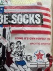 Vintage 6 Pairs Of Men s Tube Socks Three Stripe Made In Usa Size 9-14