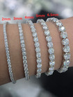Moissanite Tennis Bracelet 925 Sterling Silver Vvs D Color Iced Out 2   6 5mm