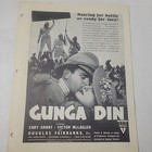 1939 Gunga   din Rko Pictures Exhibitors Information Sheet Classic Rko Promotion