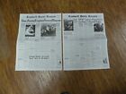  a-54  July 8   9 1947 Roswell Crash Newspaper Front Pages Ufo Alien Space Ship