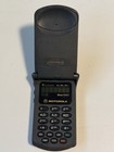 Motorola Blue Startac Antique Flip Cell Phone Classic Star Trek Untested Vintage