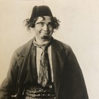 Antique Photo Vaudeville Clown A  Robins The Walking Music Store Adolph Proper