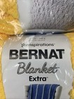 Lot Of 2 Yarnspirations Bernat Blanket Extra School Bus Yellow Jumbo Sized Yarn