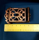 Cast Metal Vintage Wall Mounted Match Holder Art Nouveau Style