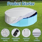 4x-large - 79 wx 12  Pet Pool Cover Leak Proof Washable For Dog Kiddie Pool Bath