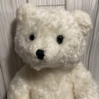 Vintage Animal Alley White Teddy Bear Plush Stuffed Animal Toy 9    Seated Clean