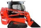3086lbs Cfg Tk35 Tracked Mini Skid Steer Loader With Kubota Engine Open Cab