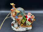 Christopher Radko Santa On Sliegh Mini Globe Christmas
