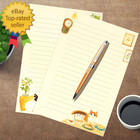 36 Pcs Writing Paper And Envelopes Set Warm Cute Cat Themed Stationary Set