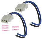 2-pin Universal Electric Cooling Fan 2 Terminal Pigtail Plug Wire Harness Connec
