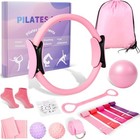 Home Pilates Kit For Women - 14 Pcs Pilates Equipment Set With Pilates Pink
