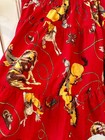 Handmade Full Tiered Circle Square Dancing Dance Skirt  Cowboy On Bucking Bronco