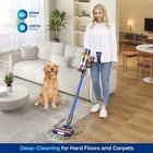 Cordless Vacuum Cleaner 550w Max 45kpa Brushless Motor 65min Runtime Hepa V28