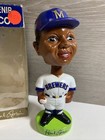 1974 Milwaukee Brewers Hank Aaron Bobbing Head Nodder Bobblehead In Original Box