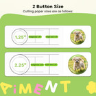 Button Maker Machine Multiple Sizes 200pcs  Badge Maker 1 25 2 25 Inch For Kids 