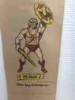 1983 He-man Masters Of The Universe Brown Paper Lunch Bag