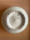 Korean Joseon White Porcelain With Blue Dye Old Antique Pottery