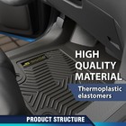 All Weather Tpe Floor Liners For 2005-2015 Tacoma Double Cab 1st 2nd Row