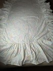 Vtg Crib Canopy Cover Pink Blue Pastel Abstract Print 30    X 58   