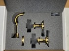 Perrin   Rowe U 3794x-ulb Wall Mount Widespread Bathroom Faucet Unlacquered Bras
