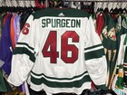 Adidas Mic 56 Minnesota Wild Jared Spurgeon Stitched 20th Anniversary Patch 