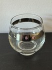 Vintage Mcm Silver Band Libbey Cocktail Pitcher W  Glasses Mid Century Modern
