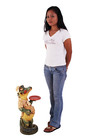 23 h Butler Statue Display Prop Crocodile Restaurant Waiter Home Bar Decor