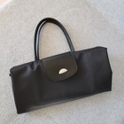 Samsonite Foldable Tote Carry-on Travel Bag Zip snap Nylon Waterproof Black